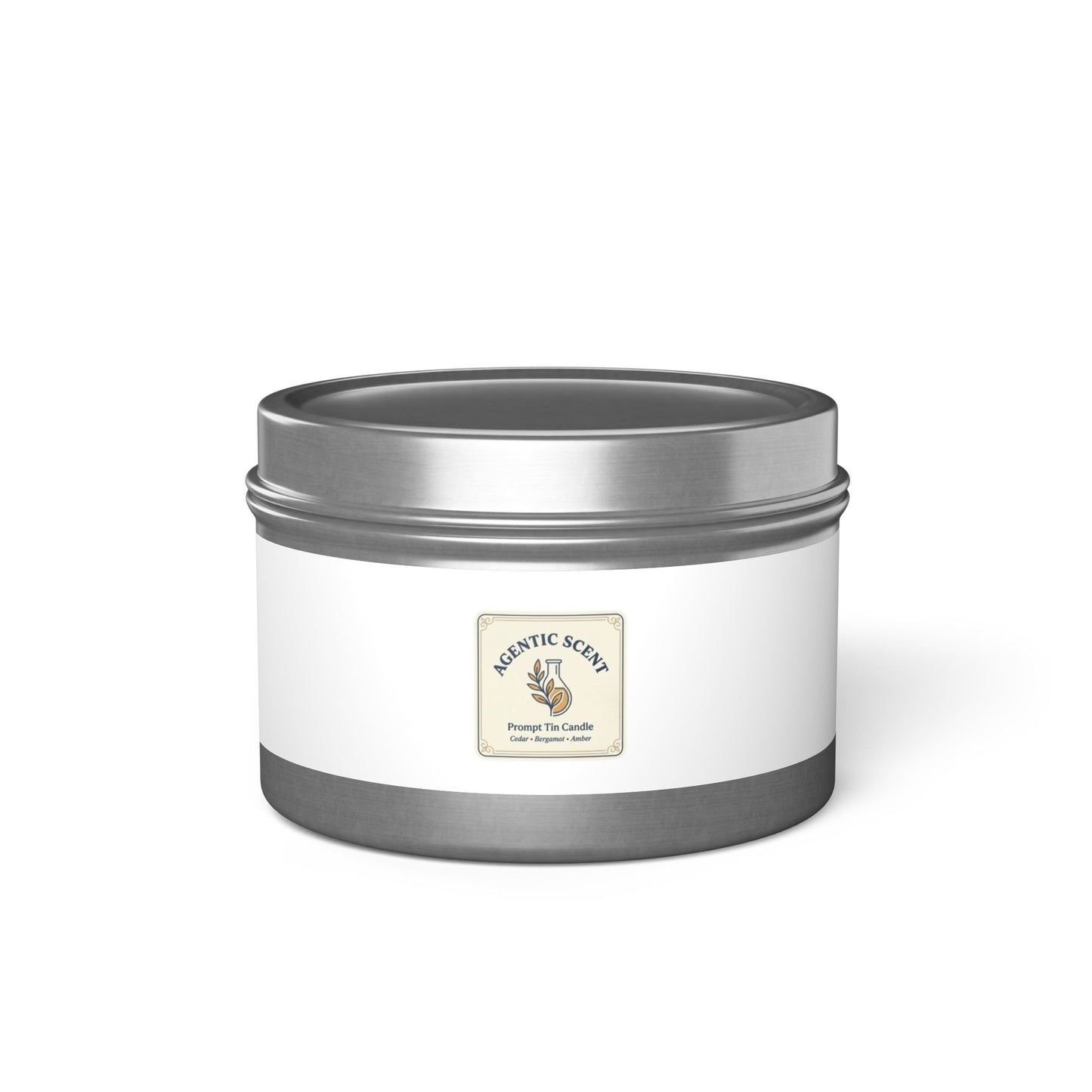 Aromatic Scents Tin Candle – Small Travel Soy Candle in Black Tin