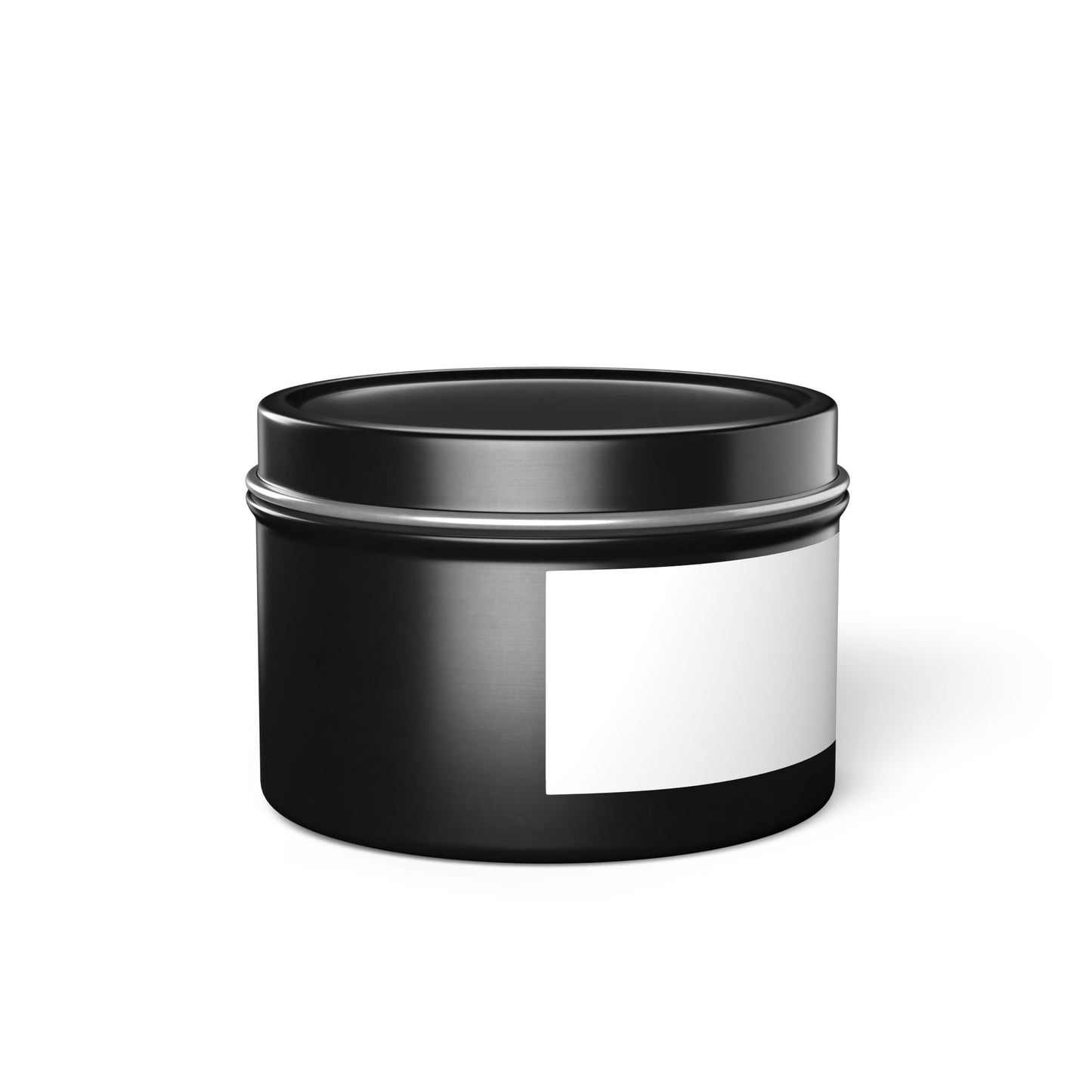 Aromatic Scents Tin Candle – Small Travel Soy Candle in Black Tin