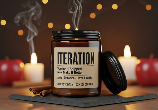 ITERATION — AGENTIC Scents candle