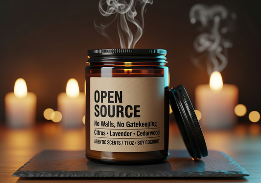 OPEN SOURCE — AGENTIC Scents candle